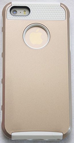Shockproof, Dust Proof, Dirt Proof, Iphone 5 5s case, TPU+PC casing**COLOR: GOLD**
