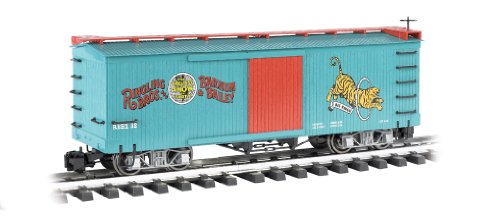 Bachmann Industries Ringling Bros. Barnum & Bailey - Box Car - Tiger #32 - Large 