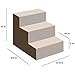 Dallas Manufacturing Co. 3 StepHome Décor Pet Steps, Graythumb 1
