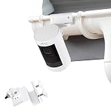 Weatherproof Gutter Mount Compatible with Ring Stick Up Cam Wired HD and Ring Stick Up Cam Battery HD - Greater Height for Your Ring Camera (White)