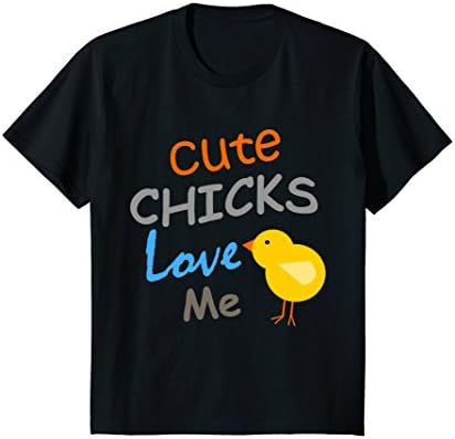 Kids Cute Chicks Love Me- Cool Easter Shirt For Boys