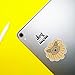 The Carefree Bee - 25 Vinyl Stickers for Water Bottles, Laptops (Series 6)