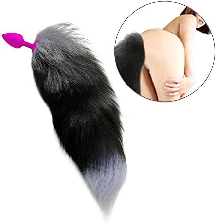 MoonPieee Silicone Fox Tail Bǔ~tt P~lu~g-Trainer Anël P~lu~g-Trainer for Women No VÏbrátor Erótic Mȁssager Cosplay for Women