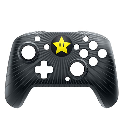 PDP Gaming Wired Pro Controller Faceplate Black Mario Star Nintendo Switch Faceoff Pricepulse