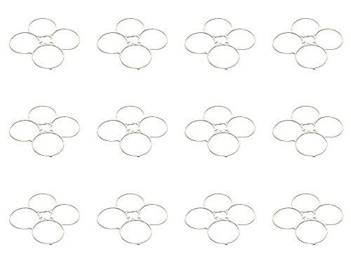 12 x Quantity of Hubsan Nano Q4 H111 Nano Quadcopter Protection Cover Guard Propeller Protector Trainer White H111-10