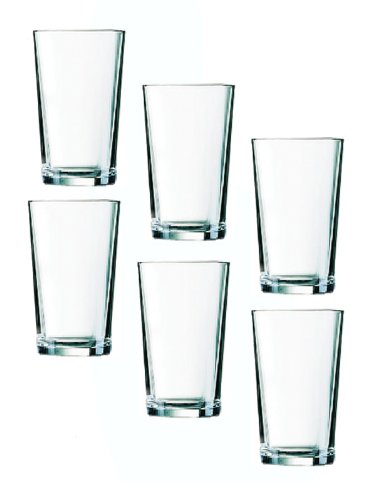 6 Duralex Chope Unie Saftgläser Wasserglälser Beistelglas Gläser Glas 56 cl