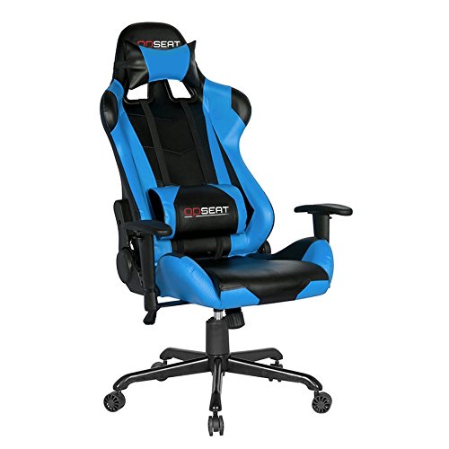 OPSEAT Master Series PC Gaming Chair Racing Seat Computer Gaming Desk Chair (Light Blue) Buy