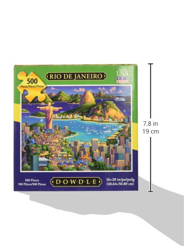 Dowdle Folk Art Rio De Janeiro Jigsaw Puzzle (500 Piece)