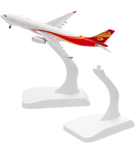4-Pack Acrylic Model Plane Display Stands - Universal Aircraft Holder For Building Blocks