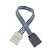 10mm (5050) Solderless LED Light Strip Connector Extension, Multi Color RGB - 6 Inch (4 Pack) Strip to 4 Pin Connector - for LED Strip Light & Tape Light in Kitchens, Cabinets, Shelving & More
