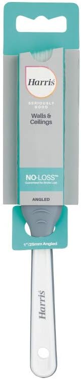 Harris Seriously Good Walls and Ceilings Angled No-Loss Paint Brush, 1"