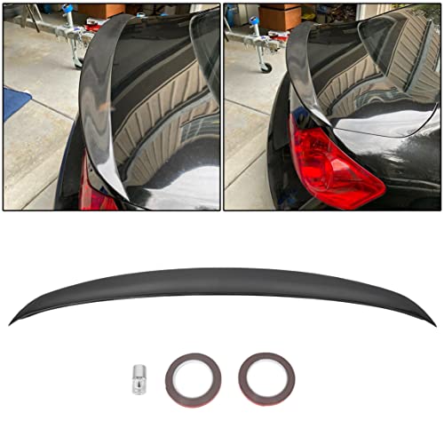 HECASA Rear Trunk Spoiler JDM Style Spoiler Rear Wing Tail Lid Winglet