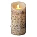 Luminara Birch Textured LED Pillar Candle