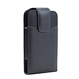 LG G5, G4, K10, K8 ,K7, LG G Vista D631 VS880, LG G Flex 2 LS996 , Premium Vertical Leather Belt Clip Swivel Pouch Case Cover Holster (Fits Phone with the Slim or Thin case)