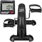 himaly Mini Exercise Bike Pedal Exerciser with LCD & Adjustable Resistance view 4