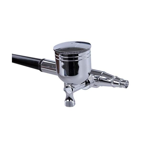 TIMBERTECH - abpst03 - Airbrush-Set 2 - mit 6 Nadeln, 6 TÃ¼llen, 2 Adapter, 2 Schlauch und 2 Unterteilungen – Bild 7