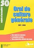 Image de Oral de Culture Generale 2016-2017 Sujets d'Actualite