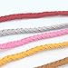 JieyueJewelry Leather Baby Pacifier Clips, Pack of 4, Handmade Suede Braided Leash Pacifier Teething Toy Holders for Boys and Girls, 10 inch (Black/Brown/Gray/White)
