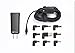 FINsix Dart 65W Smallest Lightweight Portable PC Laptop Charger plus USB devices | Fits in Pocket | Gunmetal | Integrated 2.1A USB Port for Acer Asus Dell HP Lenovo Samsung Android iPhone iPad