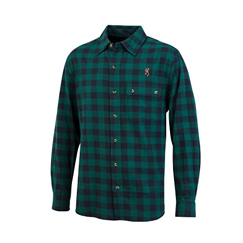 Browning mens casual kamas ll shirt, pine needle, xx-large, pack …
