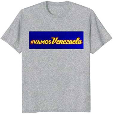 Mens VAMOS VENEZUELA #VamosVenezuela SHIRT Large Heather Grey