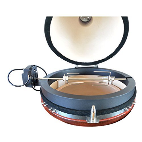 Onlyfire Rotisserie Kit for CharGriller Akorn Kamado Kooker Grill and