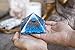 Charged Gemstone Large Orgone Pyramid – Certified Orgonite® Healing Crystals and Copper Turquoise Bio–Energy Enhancing Tool by Beverly Oaks