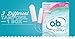 o.b. Pro Comfort Digital Tampons, 40Count