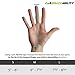 BraceAbility Two Finger Immobilizer - Hand and Buddy Splint Cast for Broken Joints, Mallet or Trigger Finger Extension, Sprains and Contractures to Straighten Middle, Index and Pinky Knuckles (M)