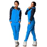 Flymall Women's Cotton 2PCS Sport Pullover Hoodie Tracksuit Sweatshirt Sweatpant Set