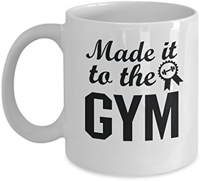Workout Fitness exercise Yoga Motivation Made it to Gym Mug