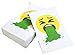 Juvale 50-Pack Vomiting Emoji Print Barf Bags - Disposable Vomit Bags for Travel Motion Sickness, Pregnancy, Illness for Children and Adults (White, 6x2.7x10 in)