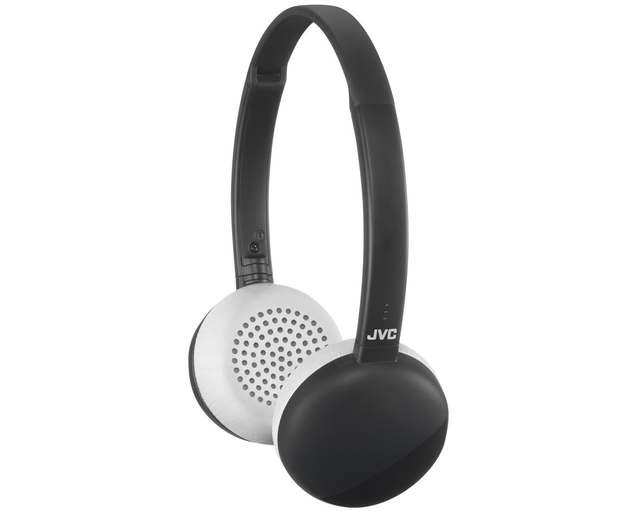 JVC S20BT Wireless Bluetooth On Ear Headphones Foldable with Built-In Remote and Mic for Hands Call Handling - Black