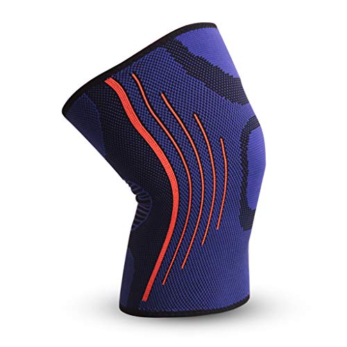Jinjin Sports Knee Pads Autumn and Winter Badminton Fitness Knee Pads Outdoor Hiking Warm Knee Pads Compression Knee Sleeve Support Running Basketball Lift Knee Pads (XL) - Thumbnail 3