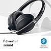 Sennheiser HD 300 Around-Ear Lightweight Foldable Headphones - Black