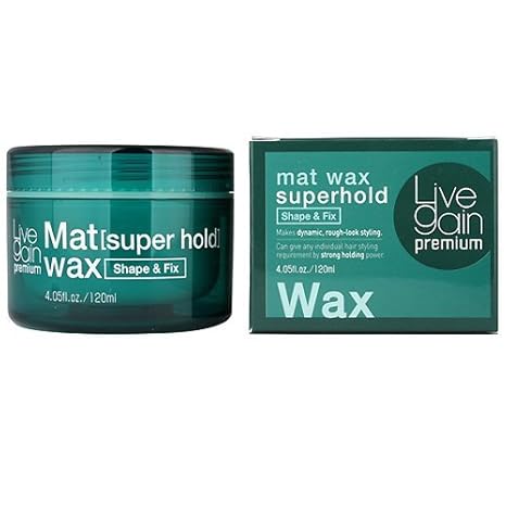 Amazon Livegain プレミアム マット ワックス スーパーホールド