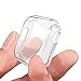 KTcpt Case for Apple Watch Series 4 Screen Protector 44mm, iWatch TPU All-Around Protective Case High Defination Clear Ultra-Thin Cover for Apple Watch Series 4 Smartwatch (Clear, 44MM)