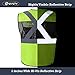 JKSafety 10 Pockets Class 2 High Visible Reflective Safety Vest Zipper Front Large Back Pockets Breathable and Mesh Lining (X-Large, Yellow Black)
