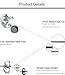 FIBO STEEL 3 Pairs Stainless Steel Studs Earrings for Men Women Cubic Zirconia Inlaid,4mm Available
