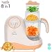Baby Food Maker Chopper Grinder - Mills and Steamer 8 in 1 Processor for Toddlers - Steam, Blend, Chop, Disinfect, Clean, 20 Oz Tritan Stirring Cup, Touch Control Panel, Auto Shut-Off, 110V Only