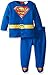 Warner Brothers Baby Boys' Superman Fleece Jacket and Pant Set, Blue, 6-9 Months