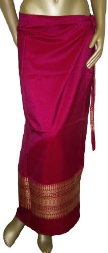 Womens 'Features of India' Red Sarong Wrap - One Size Fits All