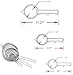 Stainless Steel Fine Mesh Micro-Perforated Strainers Set of 5 All Purpose Wire Colander Sieve for Superior Baking and Cooking Preparation (5 Pack)
