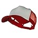 e4Hats.com Big Foam Mesh Truck Cap - White Red OSFM