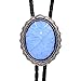 Kissvian Native American Bolo Tie Novelty Artificial Sapphire Necktie for Men