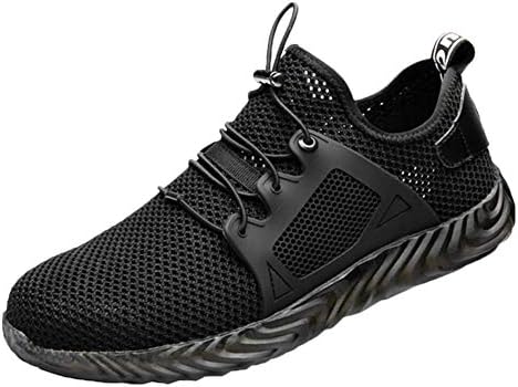 Safety Shoes Work Sneakers Men and Women Safety Training Shoes Steel Toe Cap Light Breathable Puncture Indestructible Shoes Ryder Steel Head Safety