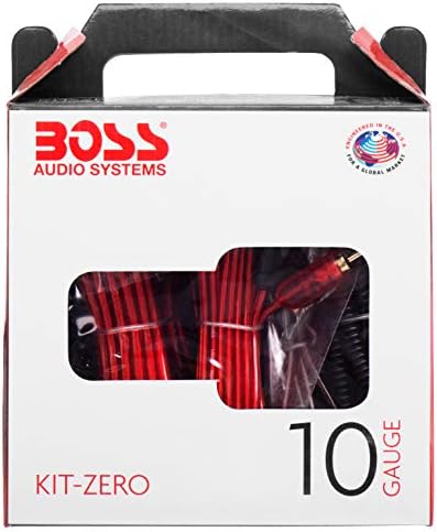 BOSS Audio Systems KIT2 8 Gauge Amplifier Installation Wiring Kit - A