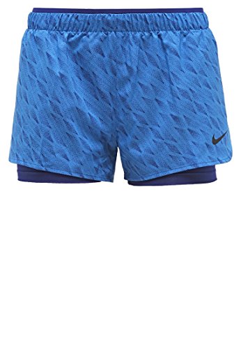 NIKE Performance FLEX - Sports Shorts - SIZE XL Light Photo Blue/Deep Royal Blue/Black Women Shorts & Trousers