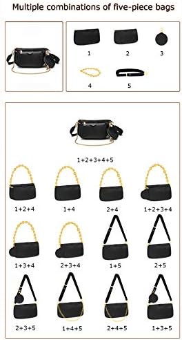 Small Crossbody Bags for Women Multipurpose Golden Zippy Handbags with Coin Purse including 3 Size Bag 5 Small Crossbody Bags for Women Multipurpose Golden Zippy Handbags with Coin Purse including 3 Size Bag