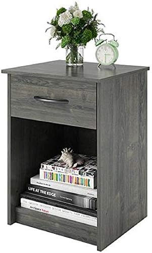 Amazon Com Mainstays 1 Drawer Night Stand Rodeo Oak Furniture Decor